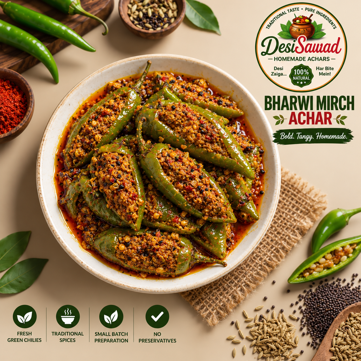 Bharwi Mirch Achaar