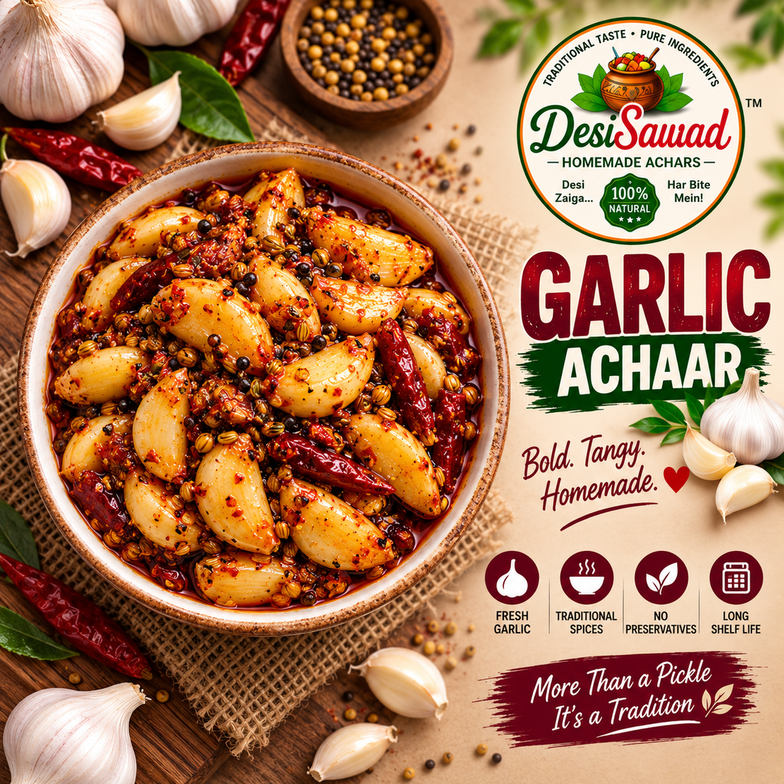 Garlic Achaar