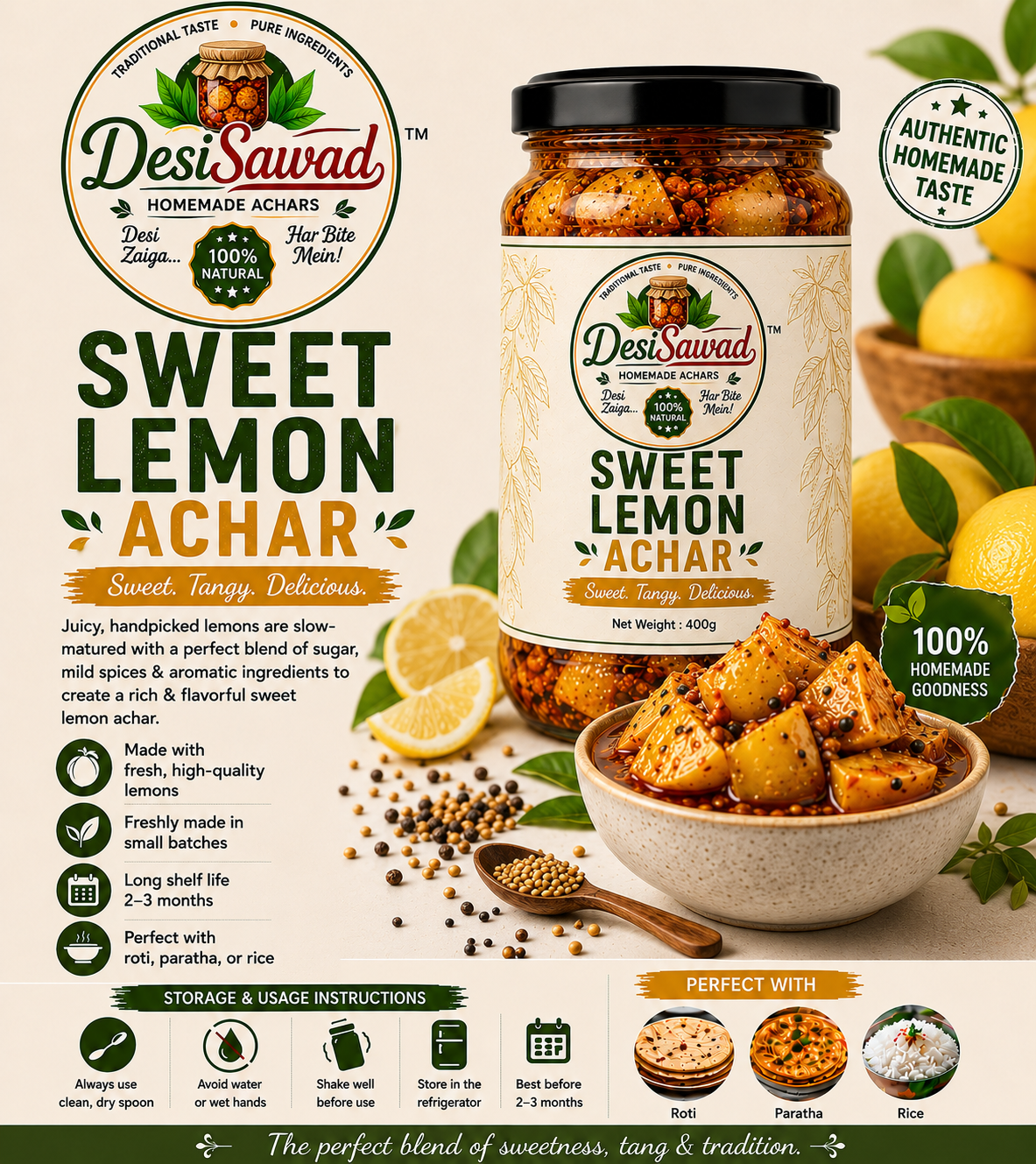 Limboo Tangi Sweet Achaar