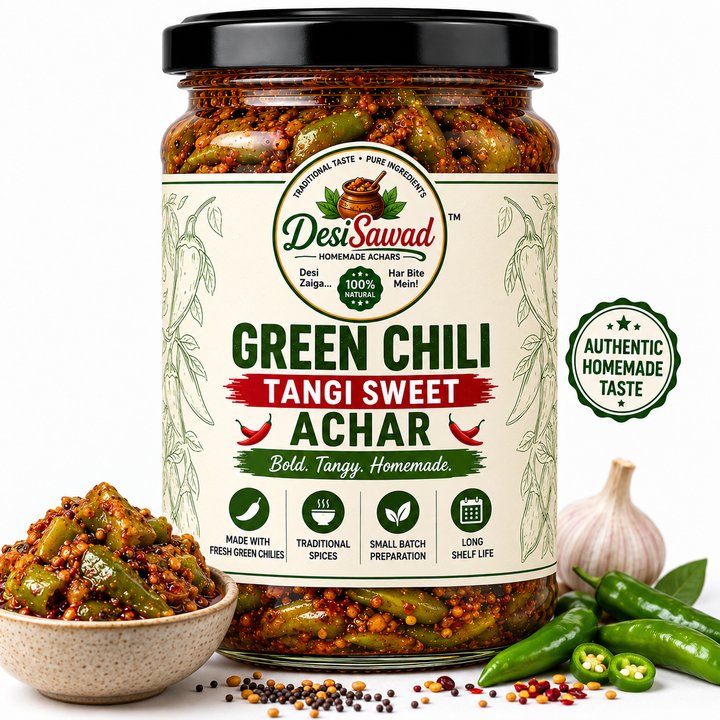 Green Chili Tangi Sweet Achaar